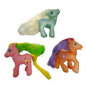 My Little Pony Lot (3) G3 Crystal Crown Pineapple Paradise Tangerine Twinkle